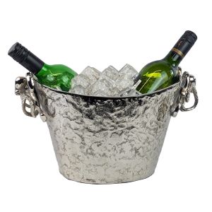 34cm Large Octopus Handle Artisan 3/6 Bottle Oval Ice Bucket N/P