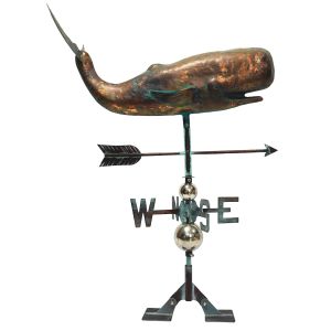 Copper Art - 3D Whale Weathervane - 100cm