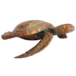 Copper Art - 3D Turtle Statue - 46cm