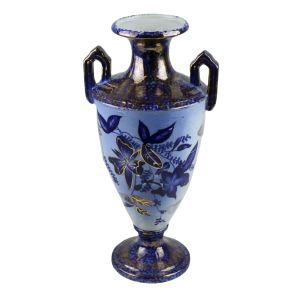 Blue 2 Handled Vase 33.5cm