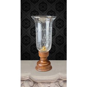41cm - Etched Grape Candlestick 