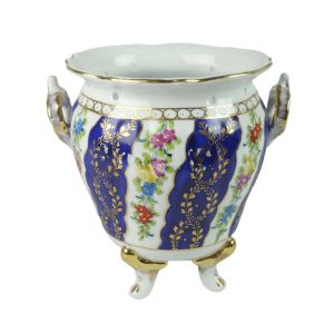 Blue 2 Handled Pot-N 22cm