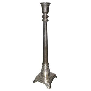 Aluminium Pillar Candle Holder (Rough Polish Finish) 48cm