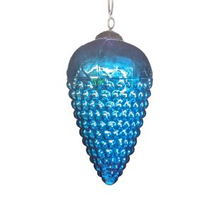 33cm Aqua Hanging Grapes