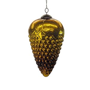 33cm Amber Hanging Grapes