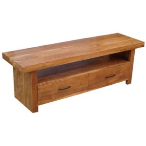 Acacia Thick Top Flat Screen TV Stand 150cm - EX DISPLAY - COLLECTION ONLY*** 45% OFF ***