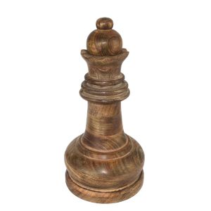 Mango Wood Queen Chess Piece 36cm