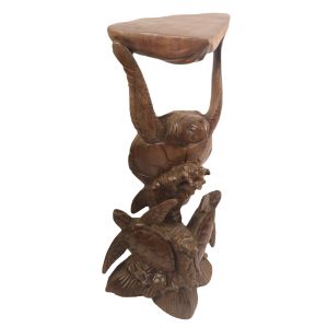 Wooden Turtle Stand 81cm 