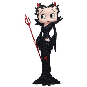 Betty Boop Devil - Black Glitter Dress 30.5cm