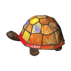 Turtle Tiffany Lamp (Sunset) 22cm