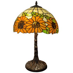 Large Tiffany Lamp - Sunflower Design 2