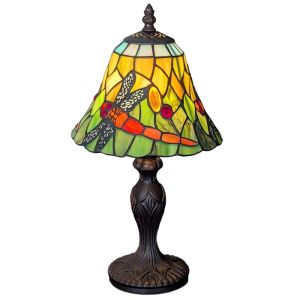 Dragonfly Sunset - Small Tiffany Lamp - 34cm 