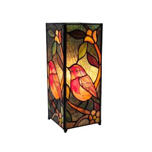 Small Square Tiffany Lamp - Robin 27cm ( Price TBC)