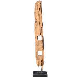 Wood Carving With Stand With Holes 170cm