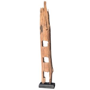 Wood Carving With Stand With Holes 180cm