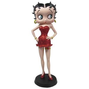 Betty Boop Garter (Red Glitter) 32cm