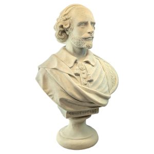 William Shakespeare Bust - Roman Stone Finish - 79cm