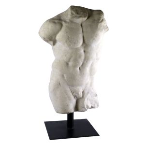 Perseus Male Torso - Roman Stone Finish - 78cm