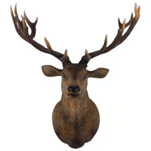 Grand Stag Head  Wall Art Faux Taxidermy - 149cm