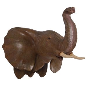Elephant Head Wall Art Faux Taxidermy  - 100cm