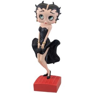 Betty Boop Posing 'Black Glitter Dress'** 29.5cm