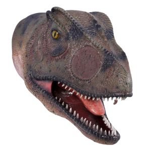 Allosaurus Head Mouth Open Wall Art Faux Taxidermy - 70cm