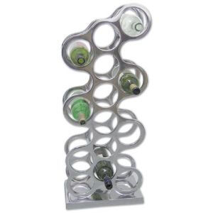Aluminium Wine Rack (Holds 20 Bottles)