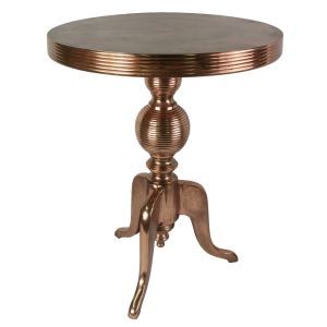 Cast Aluminium Table 70cm - Anodized Antique Copper Industrial Finish