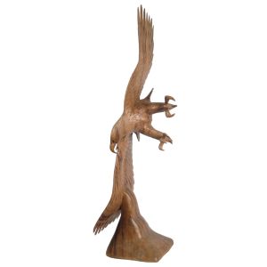 Hand Carved Wooden Flying Eagle 100cm  ** Seconds **
