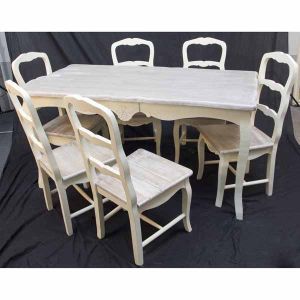 Loire Dining Table + 6 Chairs **Ex Display *** 50% OFF ***