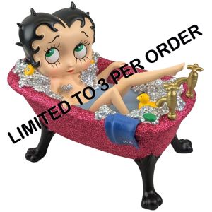 Betty Boop Bath Tub - Fuchsia Pink Glitter 20cm