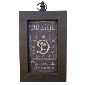 Dream Oblong Wall Clock 34.5cm