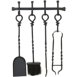 Hanging Companion Set - Black Finish  58cm