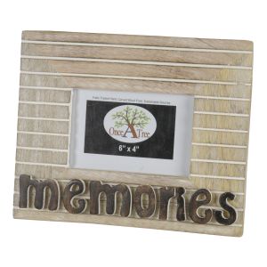 Mango Wood Memories Photo Frame 26cm