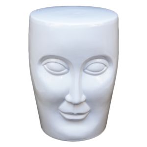 Face Stool - White 46cm  ** Slight Seconds **
