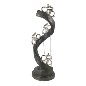 Bike Rider/Cyclist Spiral Decorative Figurine 48cm