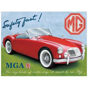 MGA Roadster Metal Sign - 41cm TBD