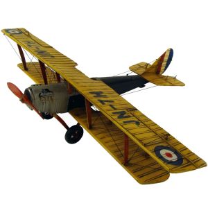 68cm Jenny Curtiss Yellow Biplane