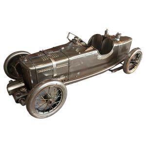 Polished Metal 1930's Super Charged Le Mans Racer - 60cm
