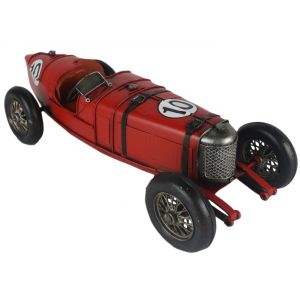 Red Boat Tail Vintage Sports Car - 32.5cm