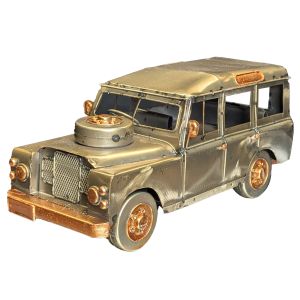 4X4 Station Wagon - Polished Metal - 33cm
