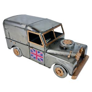 Land Rover 21cm Polished Metal