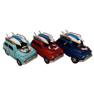 Set of 3 Cars - Surfing - 11cm