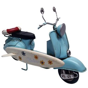 Blue Scooter and White Surf Board - 26.5cm