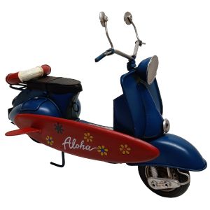 Blue Scooter and Red Surf Board - 26.5cm