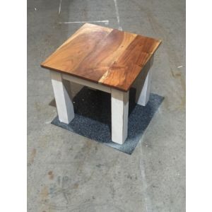 Acacia Lisbon Country Coffee Table 45cm (White)